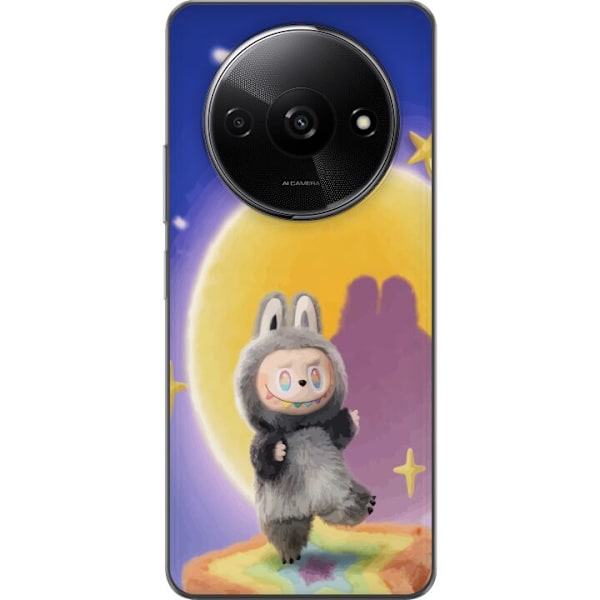 Xiaomi Redmi A3 Läpinäkyvä kuori Labubu Neon Pop - Neonväri pop-taiteen hirviö