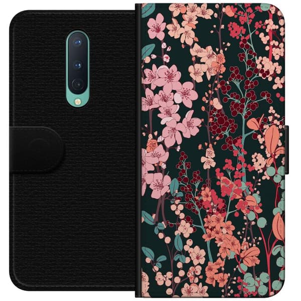 Kompatibel Tegnebogsetui til OnePlus 8 Blomster