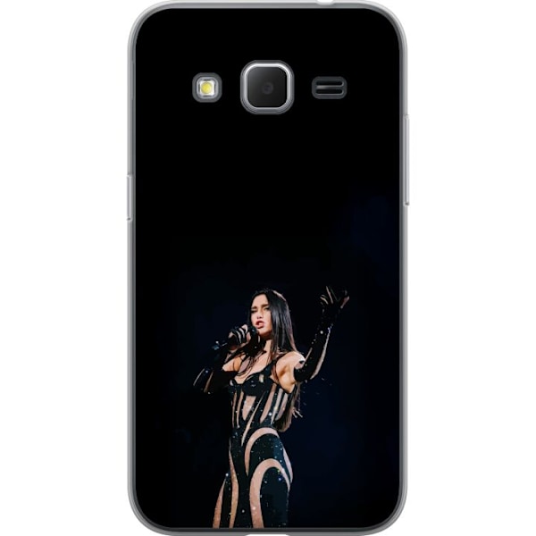 Samsung Galaxy Core Prime Genomskinligt Skal Dua Lipa – Pop
