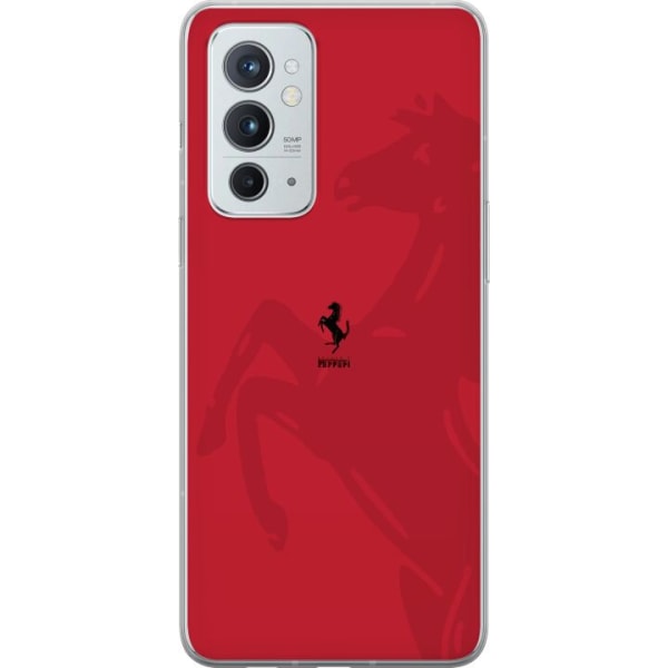 OnePlus 9RT 5G Läpinäkyvä kuori Ferrari