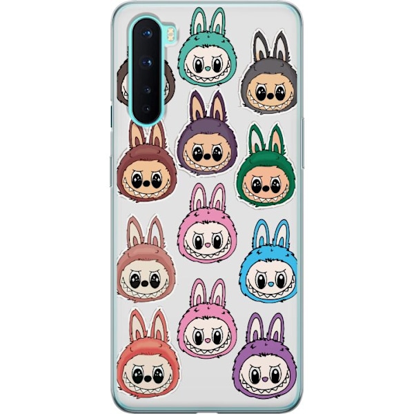OnePlus Nord Genomskinligt Skal Labubu Macaron Monster – Sö