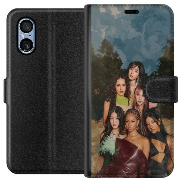 Kompatibel Tegnebogsetui til Sony Xperia 10 VI KATSEYE brun
