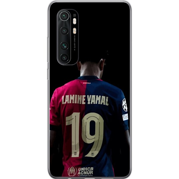 Xiaomi Mi Note 10 Lite Gjennomsiktig deksel Lamine Yamal