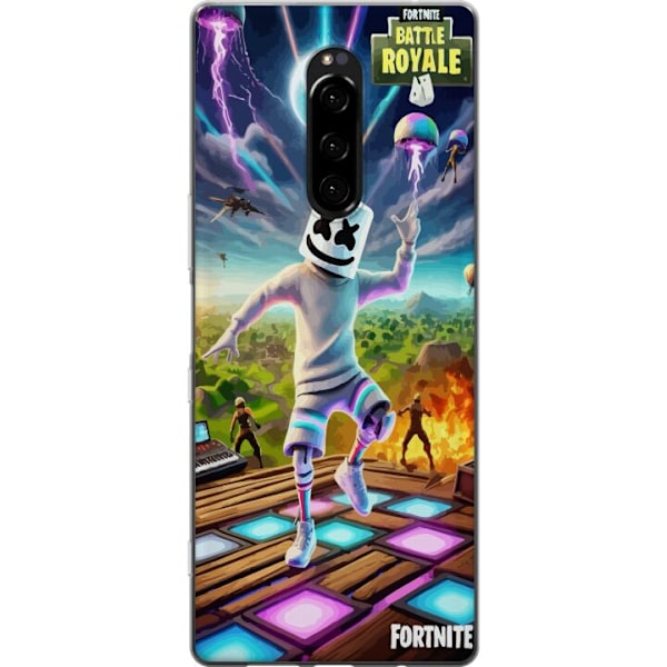 Sony Xperia 1 Läpinäkyvä kuori Fortnite