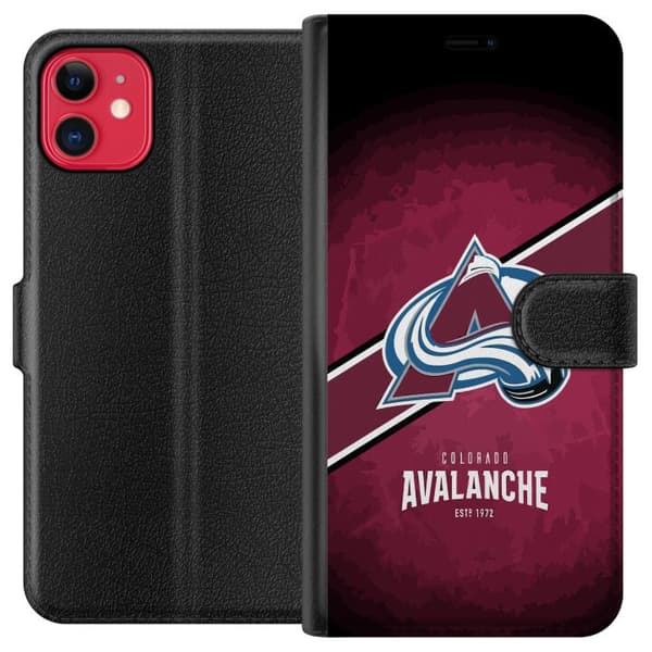 Kompatibel Tegnebogsetui til Apple iPhone 11 Colorado Avalanche (NHL)