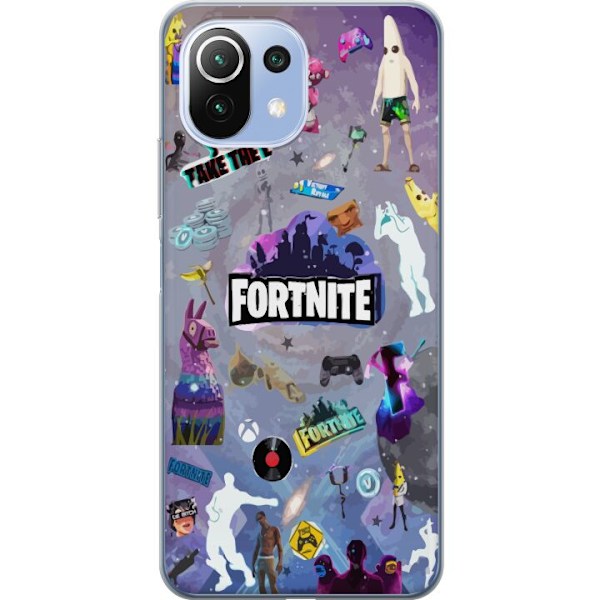 Xiaomi 11 Lite 5G NE Läpinäkyvä kuori Fortnite