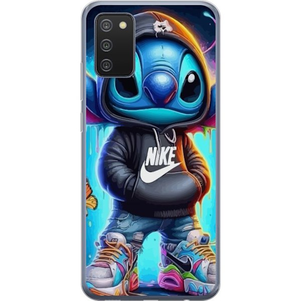 Samsung Galaxy A02s Genomskinligt Skal Stitch
