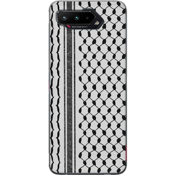Asus ROG Phone 5 Läpinäkyvä kuori Palestiinalainen kuvio -