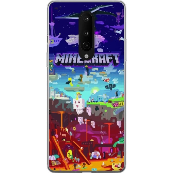 OnePlus 8 Gjennomsiktig deksel Minecraft