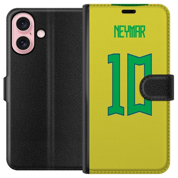 Apple iPhone 16 Lommeboketui Neymar (Brasil)