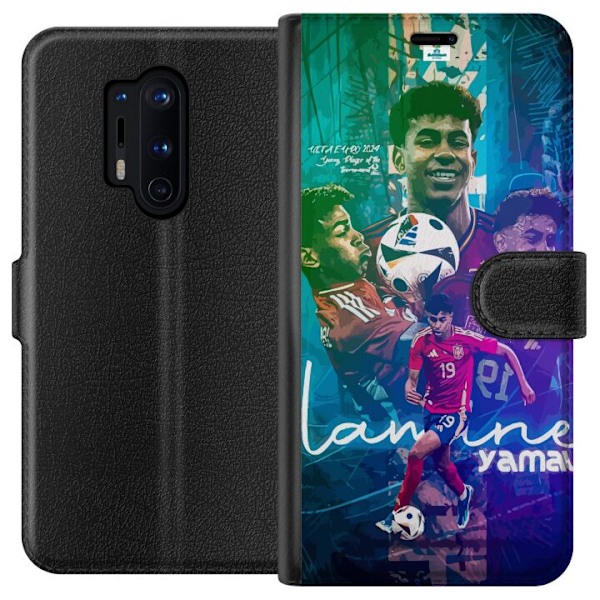 OnePlus 8 Pro Lompakkokotelo Lamine Yamal FCB