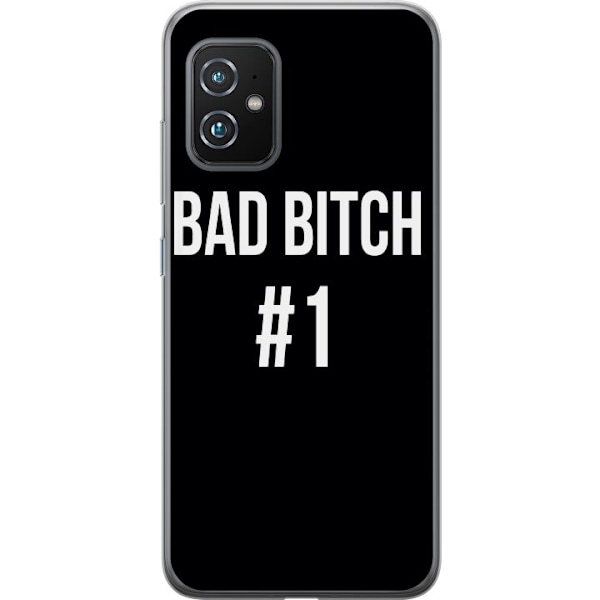 Asus Zenfone 8 Läpinäkyvä kuori Bad Bitch #1