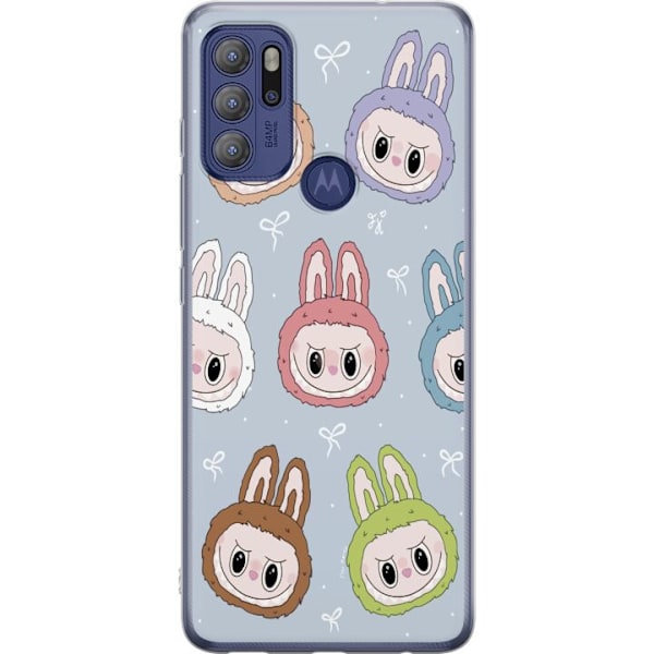 Motorola Moto G60S Läpinäkyvä kuori Pastel Labubu