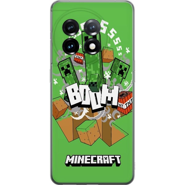 OnePlus 11 Läpinäkyvä kuori Minecraft Boom