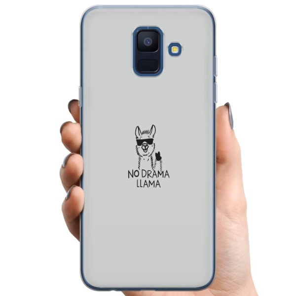 Samsung Galaxy A6 (2018) TPU Mobilcover Ingen Drama Lama