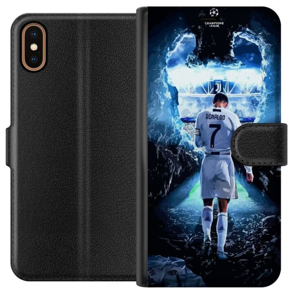 Kompatibel Tegnebogsetui til Apple iPhone XS Ronaldo