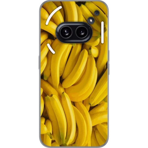 Nothing Phone (2a) Plus Läpinäkyvä kuori Banaani kuvio