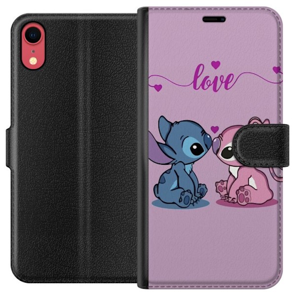 Apple iPhone XR Plånboksfodral Lilo & Stitch – Angel Editio