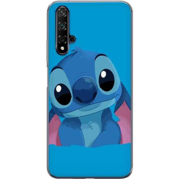 Huawei nova 5T Läpinäkyvä kuori Stitch Sininen