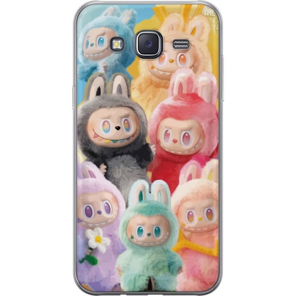 Samsung Galaxy J5 Genomskinligt Skal Labubu Sketch Style – H