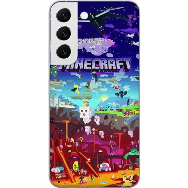 Kompatibelt Mobilskal till Samsung Galaxy S22 5G MineCraft