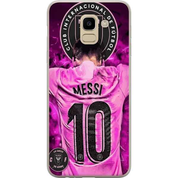 Samsung Galaxy J6 Gjennomsiktig deksel Messi