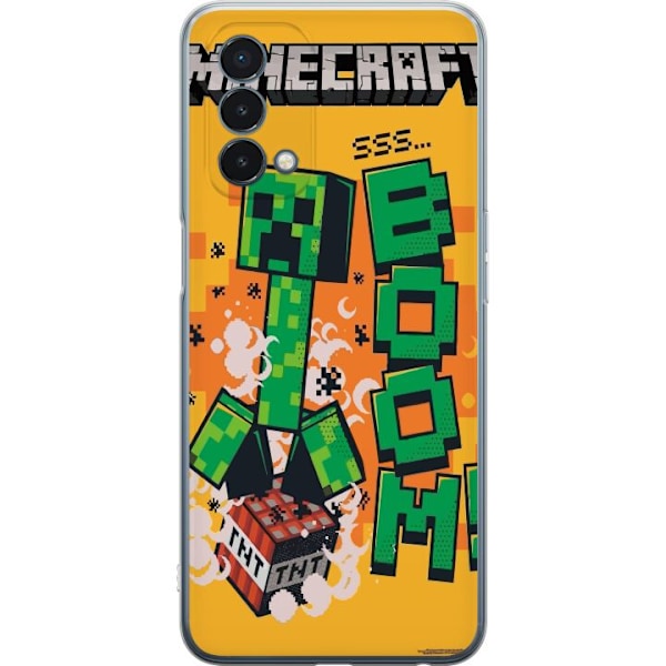 OnePlus Nord N200 5G Läpinäkyvä kuori Minecraft Boom