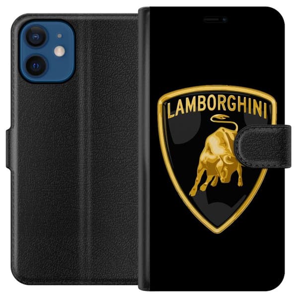 Kompatibelt Plånboksfodral till Apple iPhone 12 Lamborghini