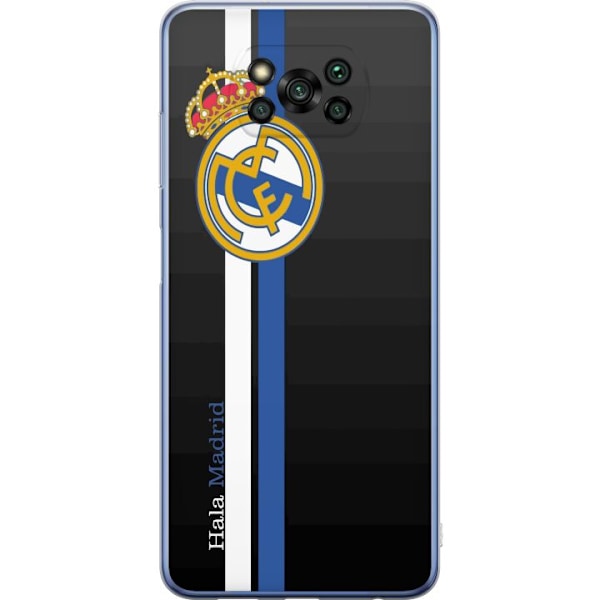 Xiaomi Poco X3 Pro Gennemsigtig cover Real Madrid