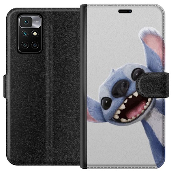 Xiaomi Redmi 10 Plånboksfodral Stitch i Fart – Kawaii Design för Fans & Barn