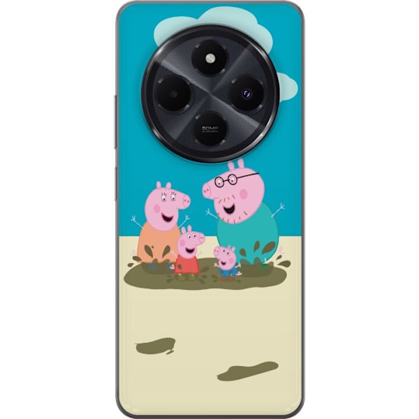 Xiaomi Redmi A4 Gennemsigtig cover Greta Gris Familie Georg Mu