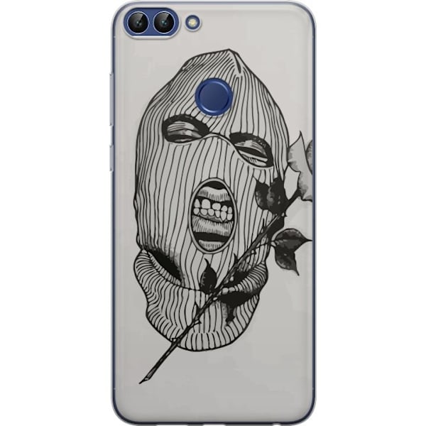 Huawei P smart Gjennomsiktig deksel Ski Maske Ros Gateklær Design Grafisk Motiv Spenning Urban Stil Gatekunst Maskerade Symbol