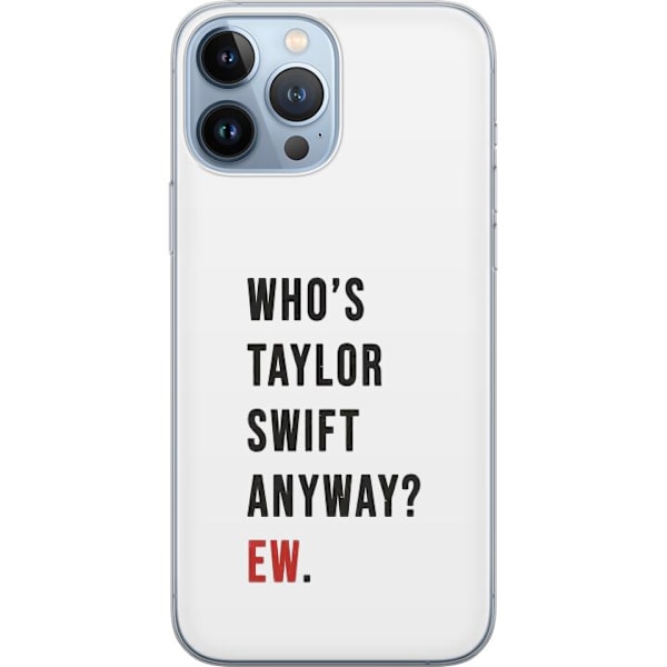 Apple iPhone 13 Pro Max Gennemsigtig cover Taylor Swift