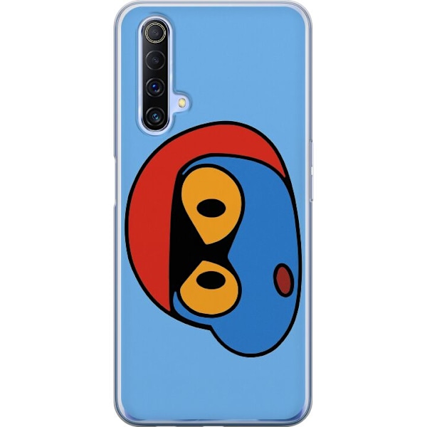 Realme X50 5G Gjennomsiktig deksel Bold Bot Head