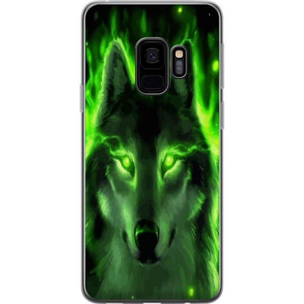 Samsung Galaxy S9 Läpinäkyvä kuori Susi