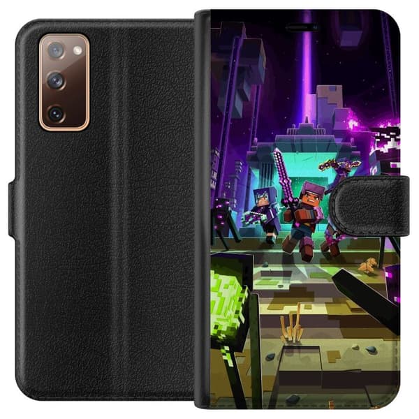 Kompatibelt Plånboksfodral till Samsung Galaxy S20 FE Minecraft