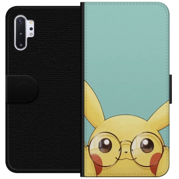 Samsung Galaxy Note10+ Lompakkokotelo Pikachu lasit