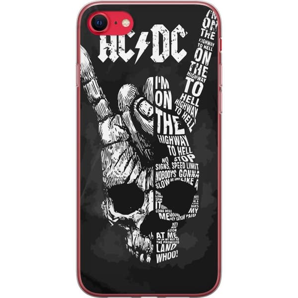 Kompatibelt Mobildeksel til Apple iPhone SE (2022) AC DC Rock Band Musikk Gitar