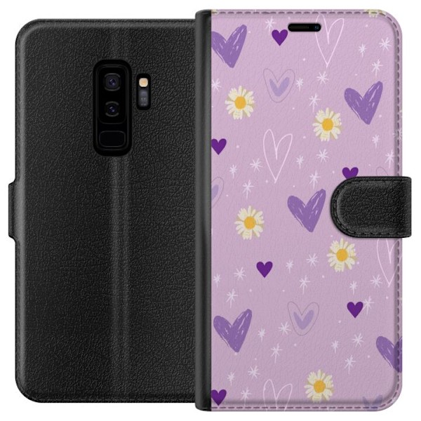 Samsung Galaxy S9+ Tegnebogsetui Blomster