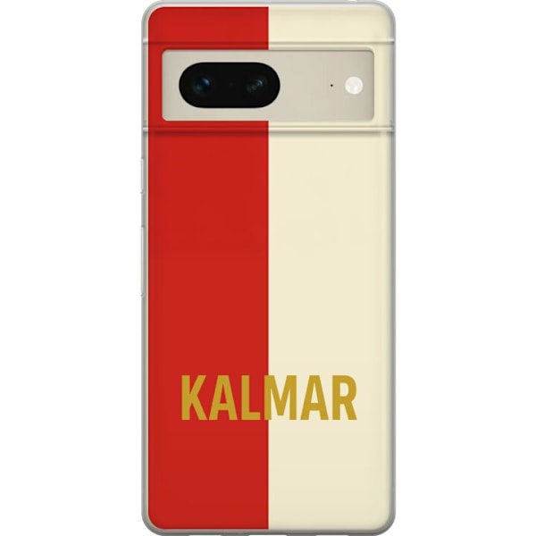 Google Pixel 7 Läpinäkyvä kuori Kalmar - jalkapallo