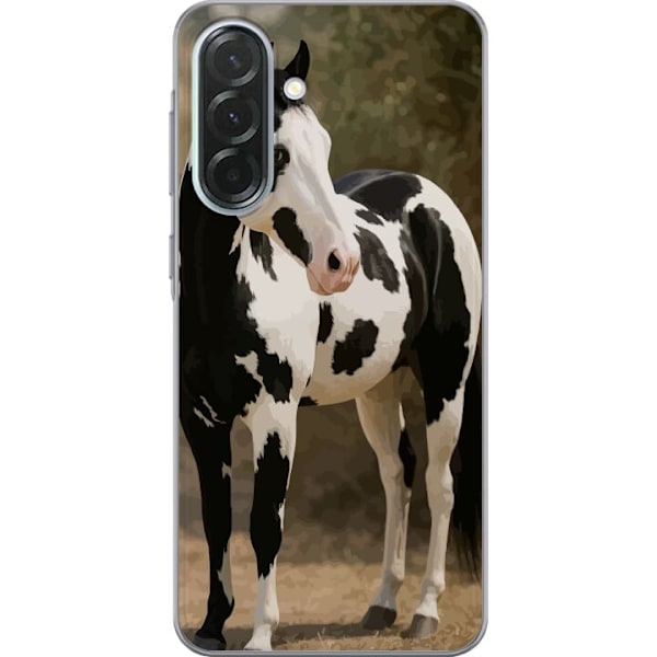 Samsung Galaxy A36 Läpinäkyvä kuori Kaunis Hevonen - elegan