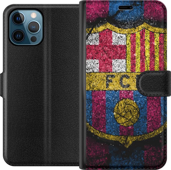 Kompatibel Tegnebogsetui til Apple iPhone 12 Pro Max FC Barcelona