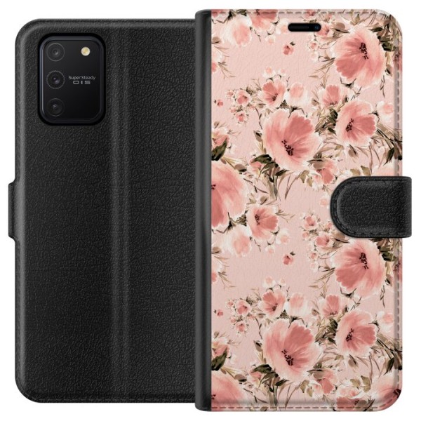 Samsung Galaxy S10 Lite Tegnebogsetui Blomster