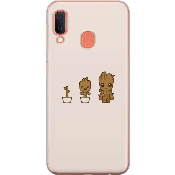 Kompatibelt Mobilskal till Samsung Galaxy A20e Groot