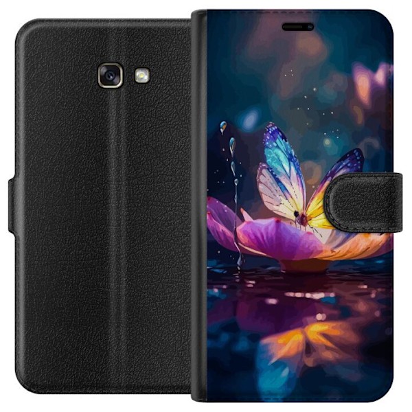 Samsung Galaxy A3 (2017) Lommeboketui Butterfly