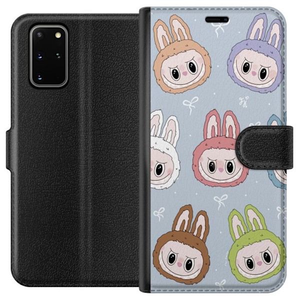 Samsung Galaxy S20+ Lompakkokotelo Pastel Labubu