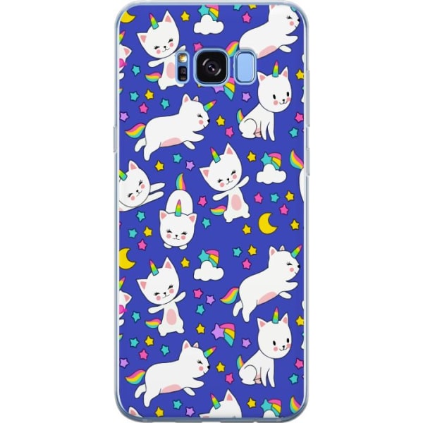 Samsung Galaxy S8 Gennemsigtig cover  Kat enhjørninger