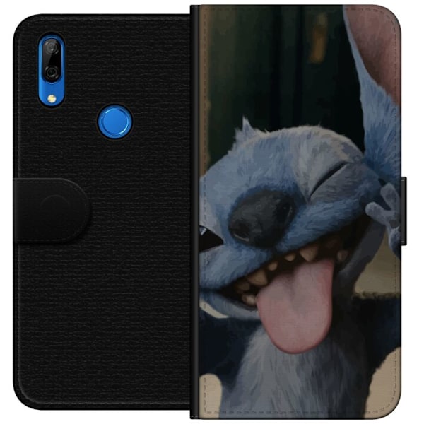 Huawei P Smart Z Plånboksfodral Stitch Söt Alien – Blå Fa