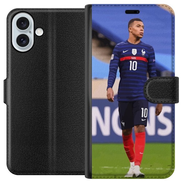 Apple iPhone 16 Plus Lommeboketui Kylian Mbappé