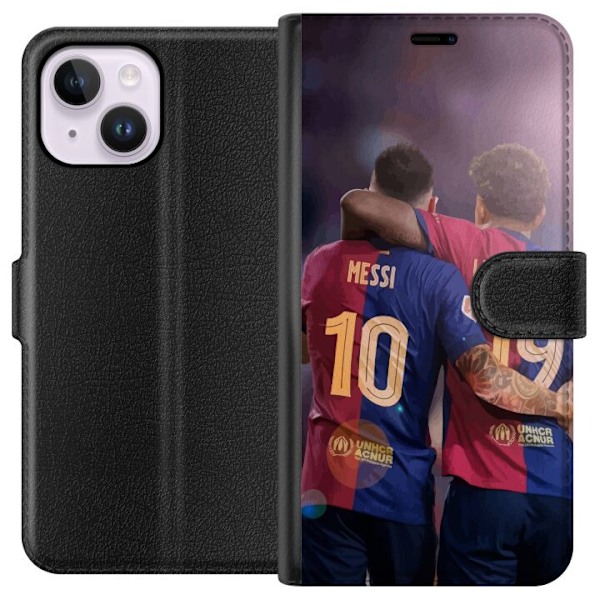 Apple iPhone 15 Plus Lompakkokotelo Lamine Yamal Messi